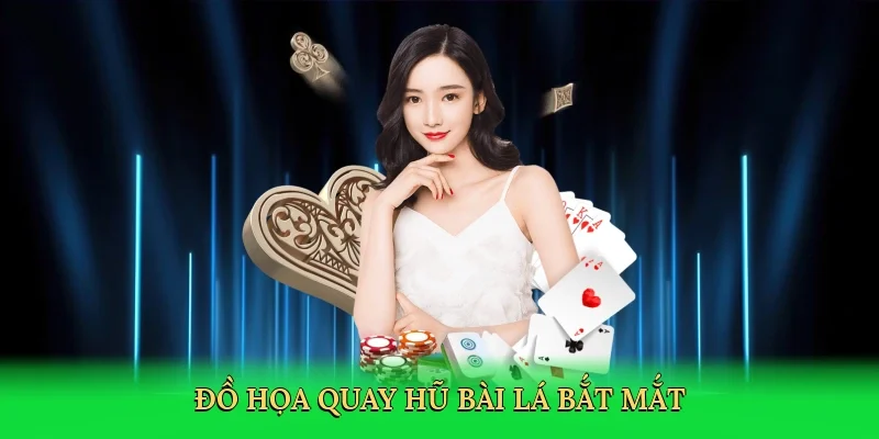 Đồ họa quay hũ bài lá bắt mắt