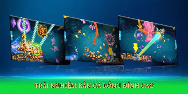 Trải nghiệm bắn cá rồng đỉnh cao